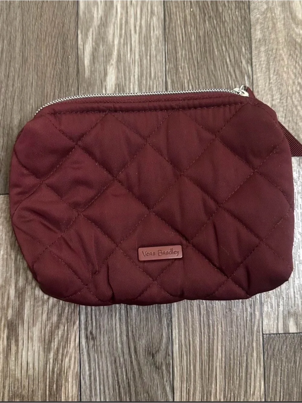 Vera Bradley Quilted Cosmetic Pouch - Wine